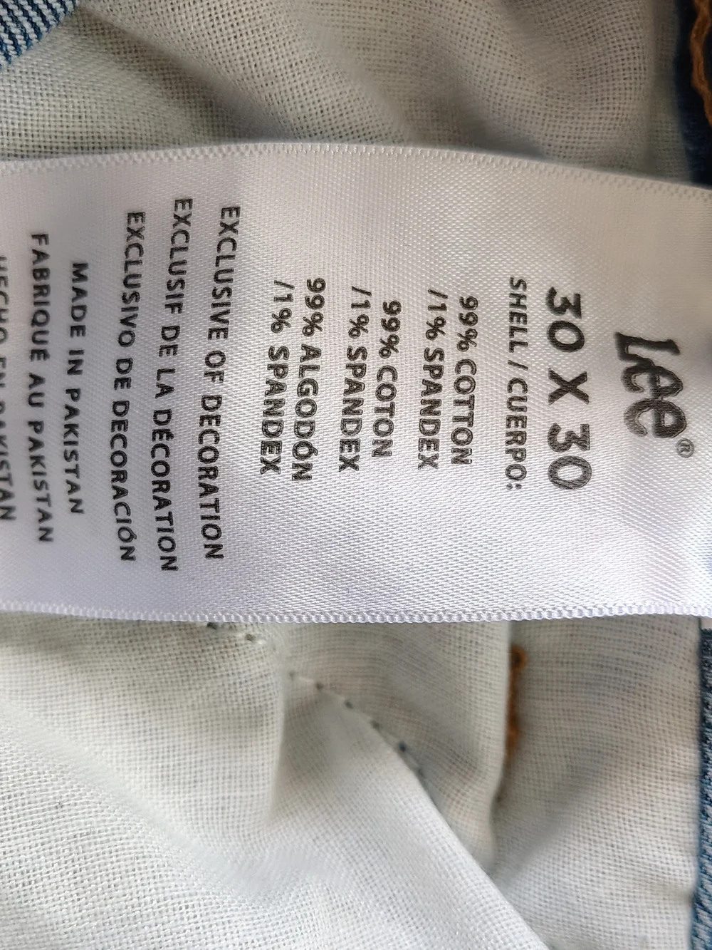 Lee Men's Straight-Leg Jeans in Dark Blue Denim Size 30 X 30.